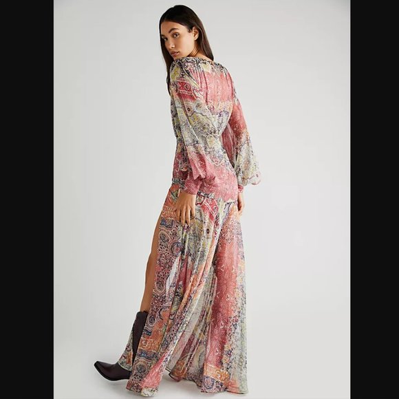 NWT Free People x Bronx & Banco Farah Maxi Dress - Picture 6 of 14